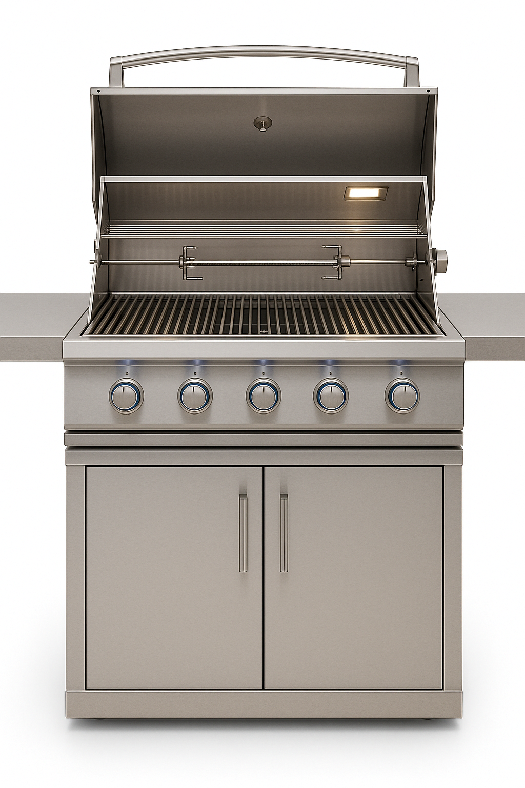 Titan Forge 42" 5-Burner Premium Built-In Gas Grill with Rotisserie – TF-G4200