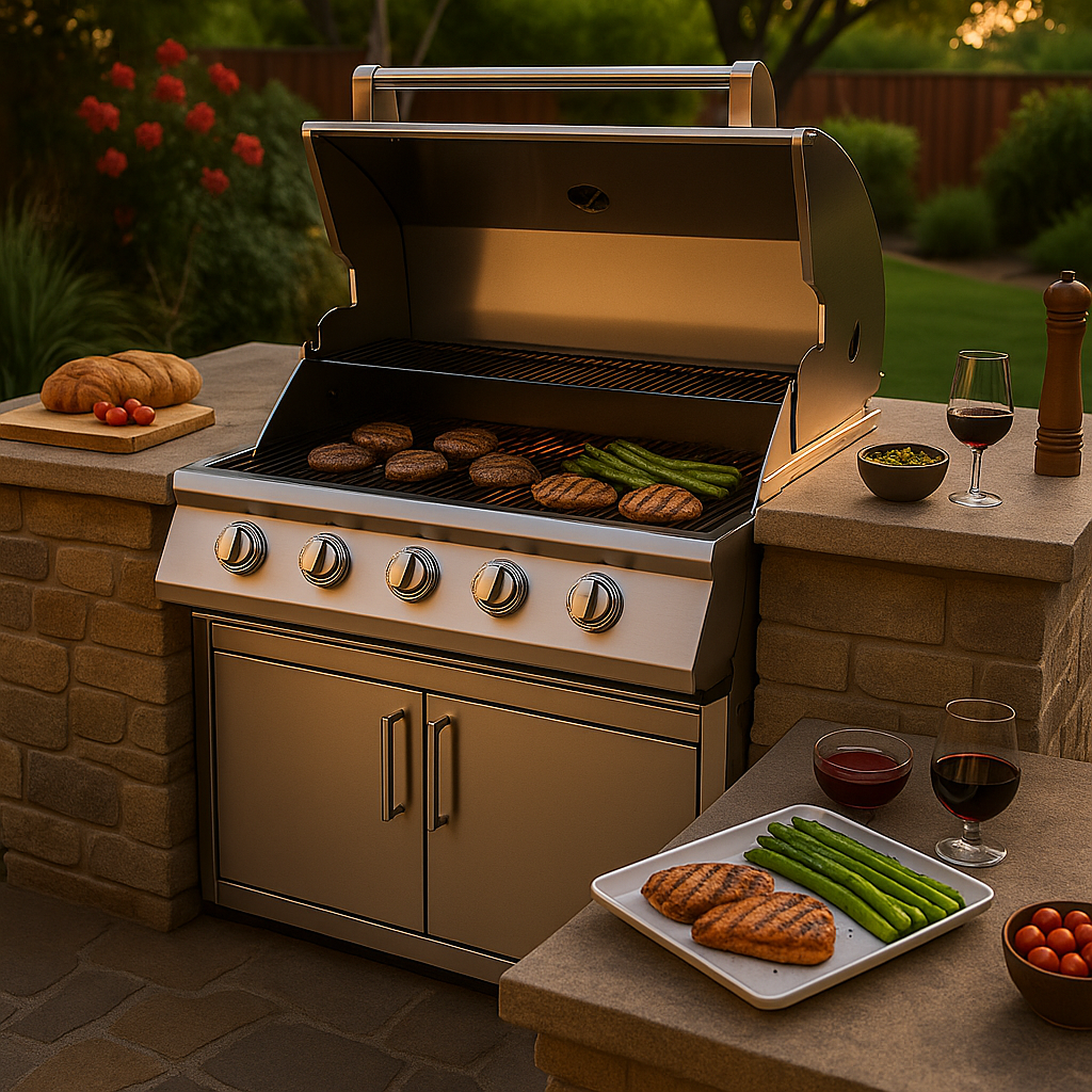 Summit Pro 5-Burner Built-In Gas Grill – SP500SS