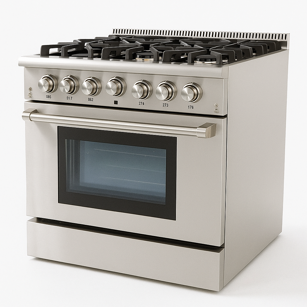 CulinoCraft Apex 5-Burner Pro Gas Stove