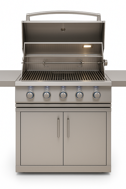 Titan Forge 42" 5-Burner Premium Built-In Gas Grill with Rotisserie – TF-G4200