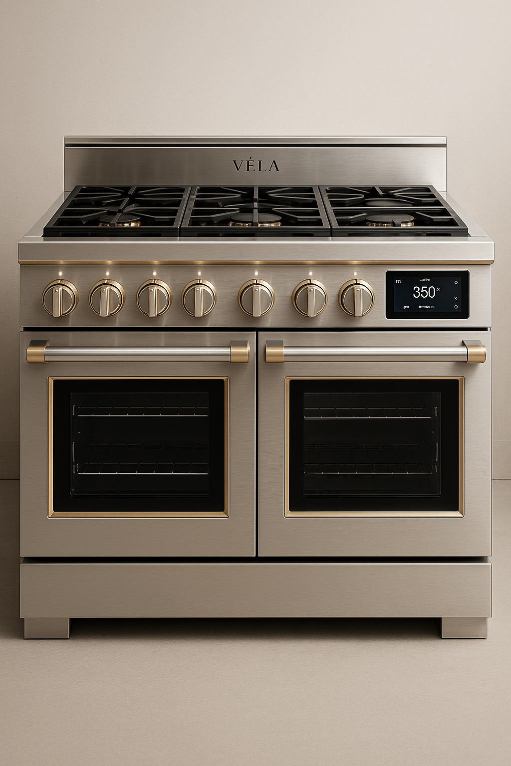 Véla GrandFlame 48" Dual-Fuel Luxury Range – Platinum Edition