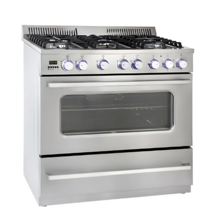FerroHeat Classic 6-Burner Gas Range